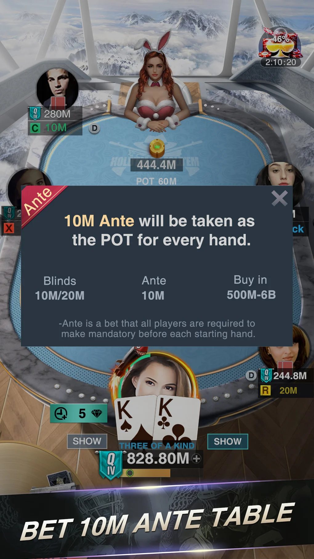 Celebrity poker tour