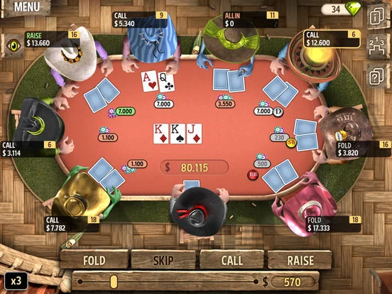 Poker chip denominations